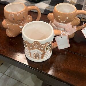 3 Gingerbread Mugs